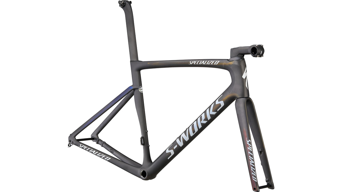 2022 Specialized S-Works Tarmac SL7 Frameset - Sagan Collection: Disruption (Carbon / Color Run Pearl / White / 58)
