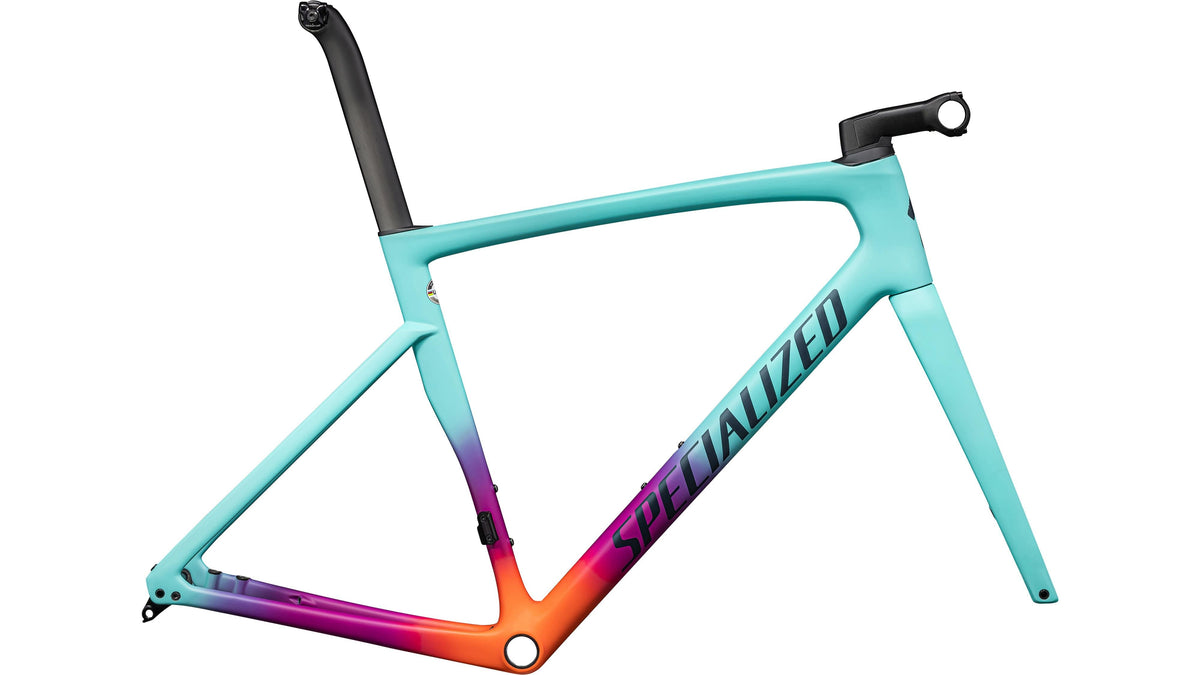 2023 Specialized Tarmac SL7 Frameset (Gloss Lagoon Blue / Purple Orchid / Blaze / 54)