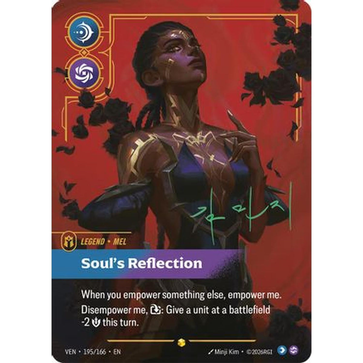 Mel - Soul's Reflection (Signature) (195*/166) [Vendetta] Foil (Damaged)