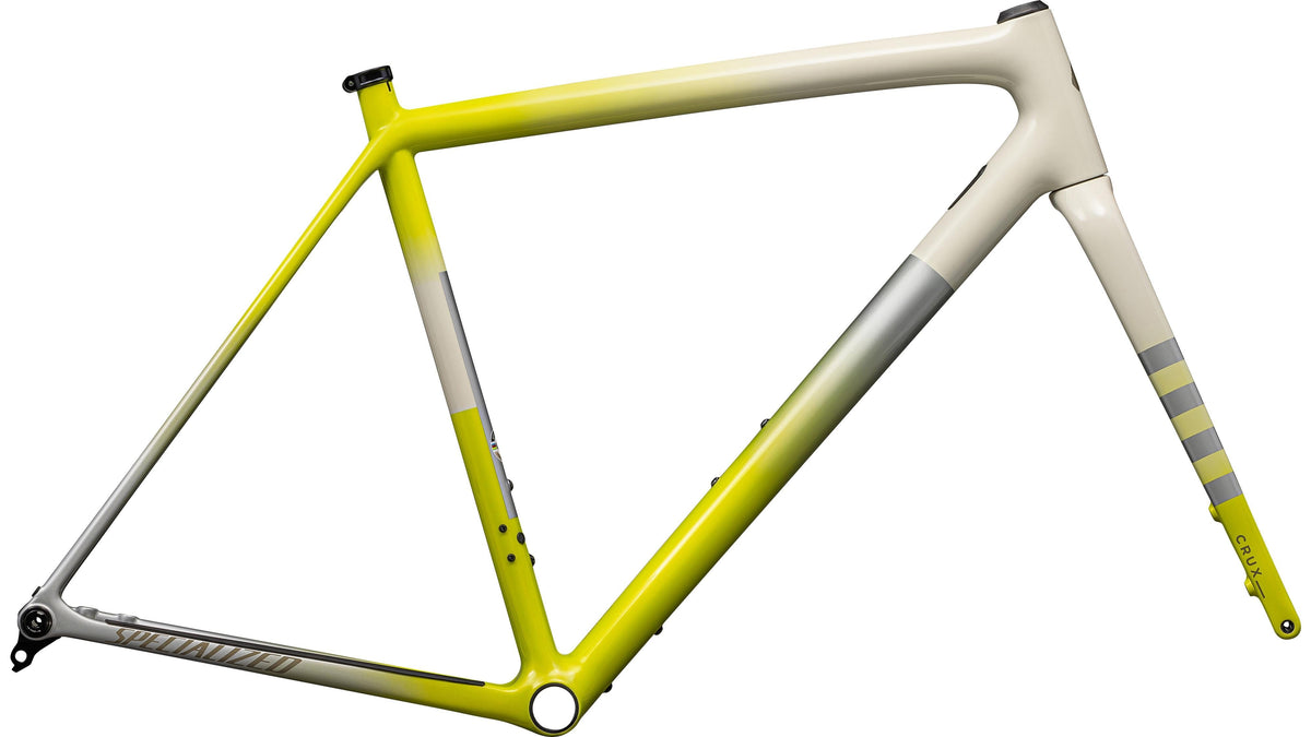 2025 Specialized Crux Frameset - FACT 10r Carbon (Burnt Gold Metallic / Black Pearl Dry Impasto / Obsidian / 56)