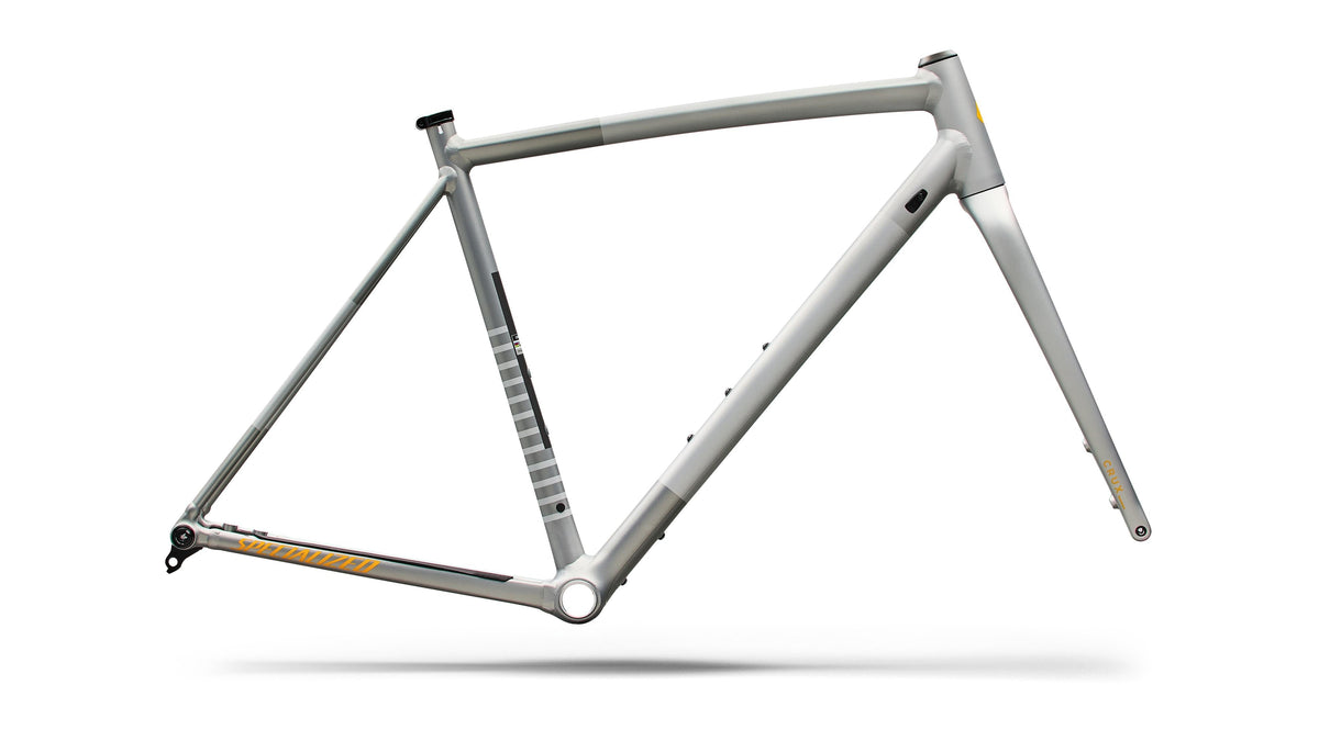 2026 Specialized Crux DSW Frameset - D'Aluisio Smartweld Alloy (Oasis Tint Flake Silver Morning Mist / Purple Haze / 58)