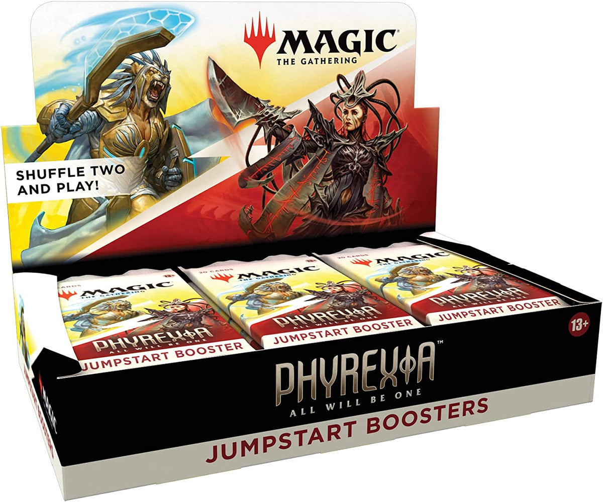 Magic the Gathering: Phyrexia All Will Be One - Jumpstart Booster Box (18 Packs) (Factory Sealed Case of 6 Jumpstart Boxes (FREE SHIPPING*))