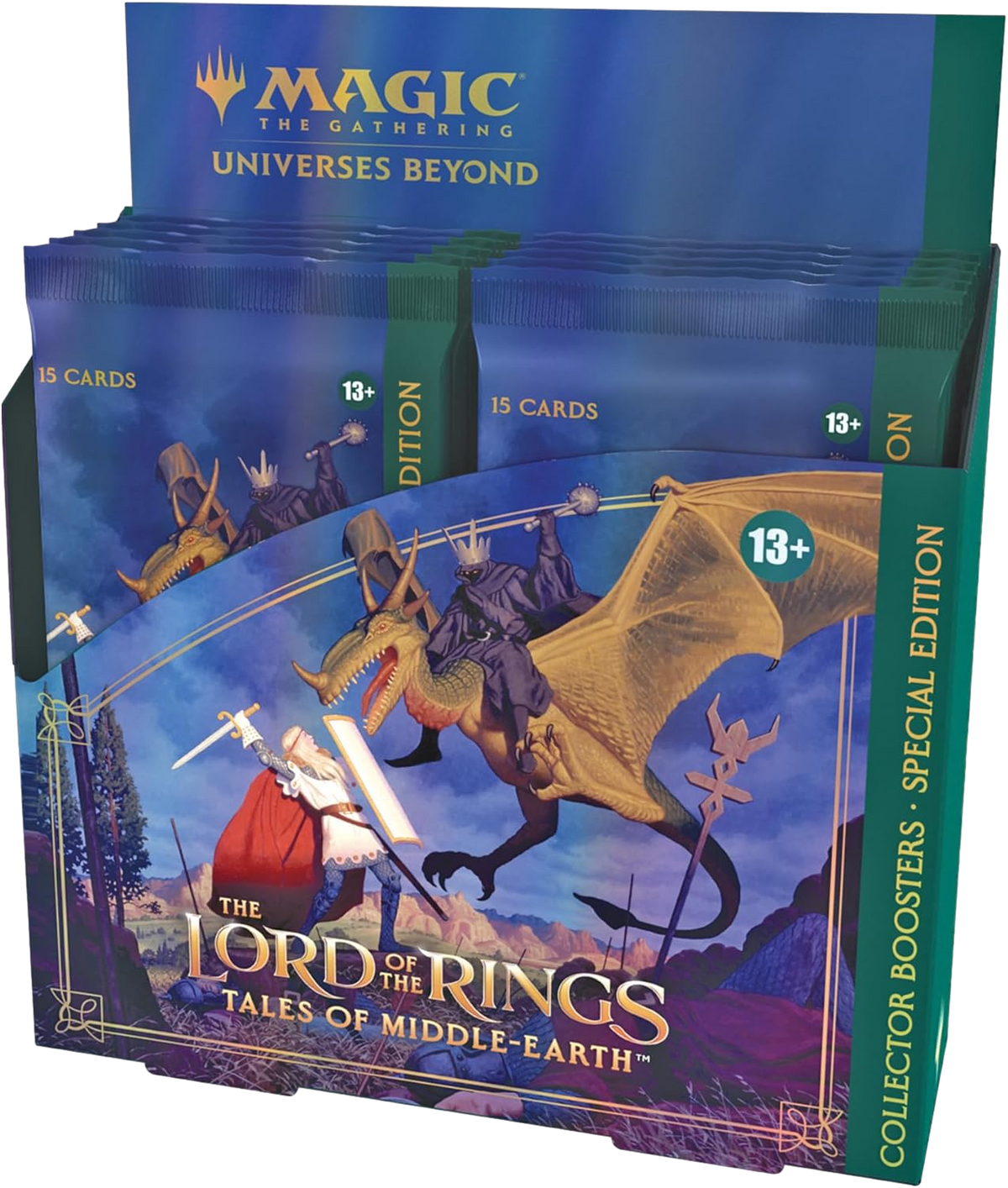 Magic the Gathering: The Lord of The Rings: Tales of Middle-Earth Special Edition Collector Booster Packs & Boxes (1 Collector Booster Box (12 Packs))