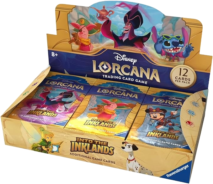 Disney Lorcana: Into the Inklands Booster Box (1 Sealed Booster Box (24 Packs) (Order 4 for Sealed Case))