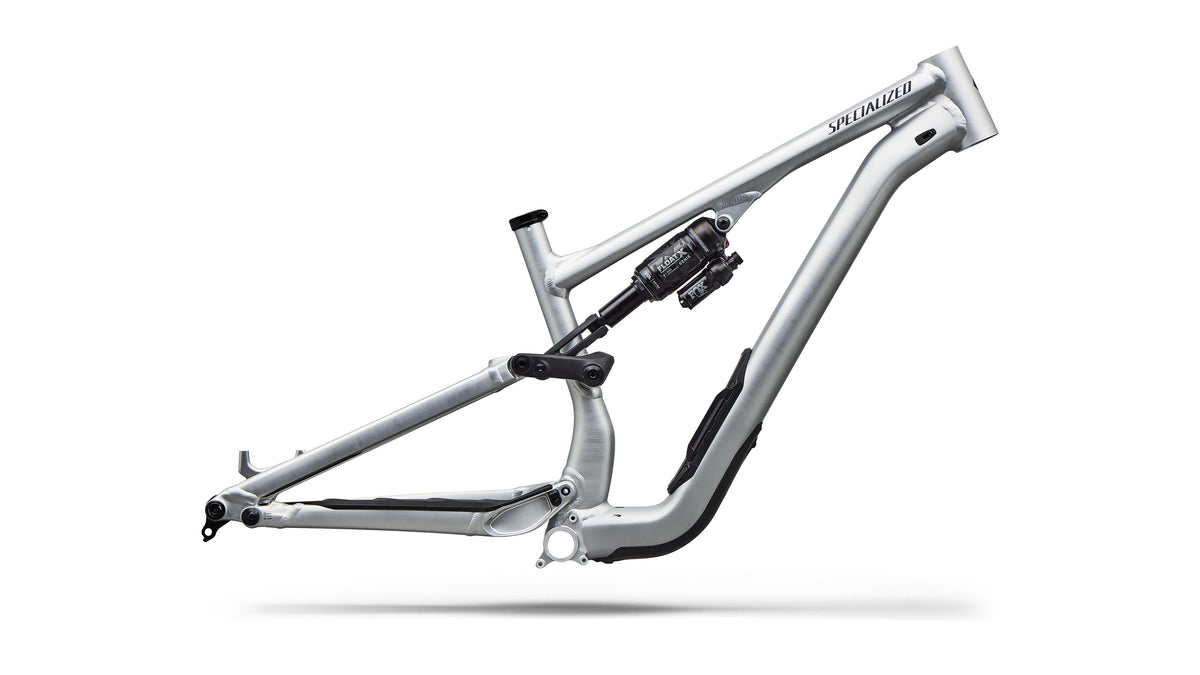 2026 Specialized Stumpjumper 15 EVO Alloy Frameset  - FOX FLOAT X GENIE Performance (Satin Brushed Aluminum / Cast Blue / S4)
