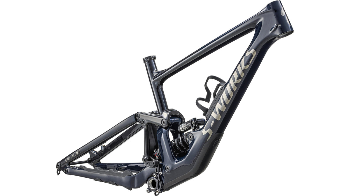 2024 Specialized S-Works Enduro Frameset (Gloss Metallic Dark Navy / Dark Navy / Brushed Black Chrome / S4)