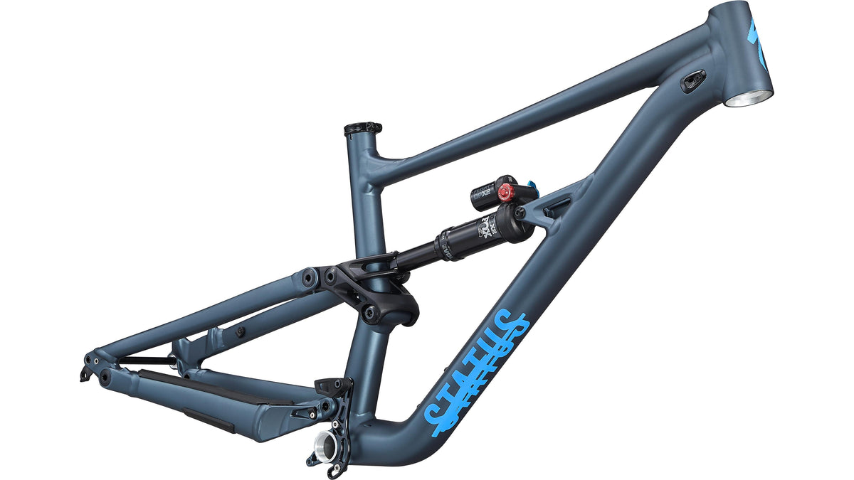 2021 Specialized Status 160 Frameset (Satin Cast Battleship / Sky Blue / S3)