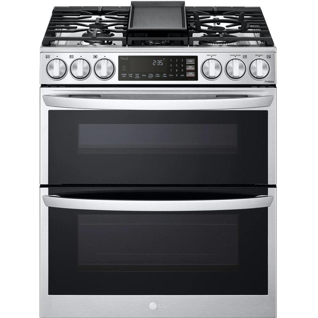 30-inch Slide-In Gas Double Range with ProBake® Convection and InstaView® LTGL6937F