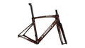 2025 Specialized S-Works Roubaix SL8 Frameset - FACT 12R Carbon (Gloss Carbon / Red To Gold And Solidity Dry Brushed / Dune White / 52)