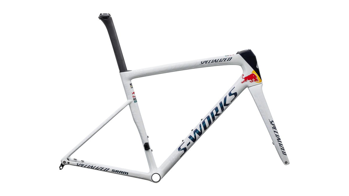 2025 Specialized S-Works Tarmac SL8 Team Frameset - Red Bull - BORA - hansgrohe (Red Bull Bora, White / 52)