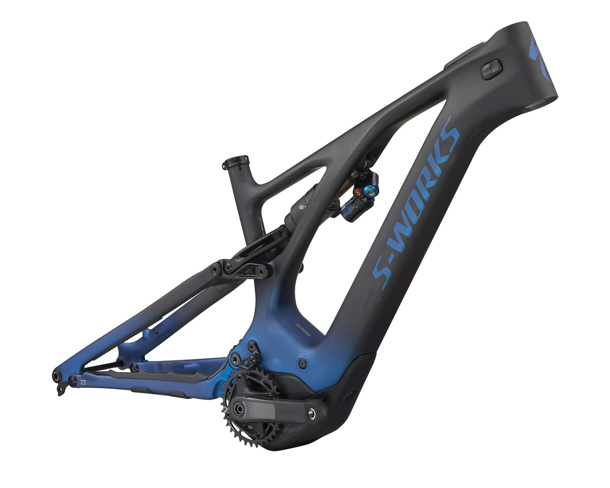 Specialized S-Works Turbo Levo Frameset (Battery Not Included) (Blue Ghost Gravity Fade / Black / Light Silver / S6)