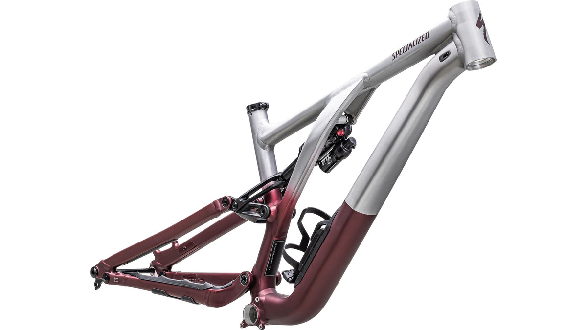 2023 Specialized Stumpjumper EVO Alloy Frameset (Satin Brushed Aluminum / Maroon / S3)