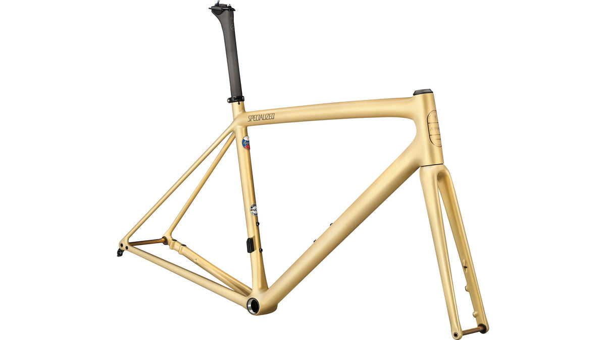 2022 Specialized S-Works Aethos Frameset - Sagan Collection: Disruption (74 Gold / Ginko / 49)