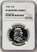 1958 50C Proof Franklin Half Dollar NGC PR68