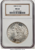 1880-CC Morgan Dollar NGC MS64