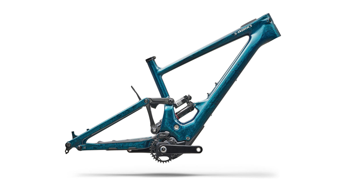 2026 Specialized S-Works Turbo Kenevo SL 2 Frameset (Teal Tint Over Smoke Strata / Dune White / S3)