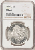 1880-O Morgan Dollar NGC MS64 (780419008)