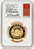 2025-W G$100 American Liberty High Relief ER Kenneth Bressett Red Book NGC PF70