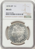 1878 8TF Morgan Dollar NGC MS65