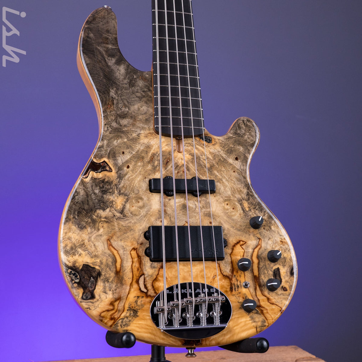 2020-2021 Lakland 55-94 Deluxe 5-String burl maple