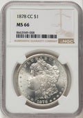 1878-CC Morgan Dollar NGC MS66