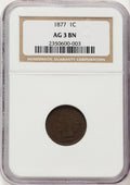 1877 1C BN Indian Cent NGC AG03