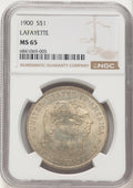 1900 Lafayette Dollar Commemorative Silver NGC MS65
