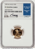 1999-W Proof Gold Eagle 1/10 oz NGC PF70 Ed Moy