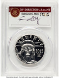 2015-W Proof Platinum Eagle 1 oz PCGS PR70 Ed Moy