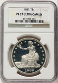 1882 T$1 Proof Trade Dollar NGC PR67