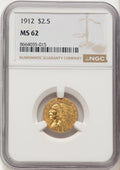1912 $2.50 Indian Quarter Eagle NGC MS62
