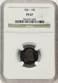 1831 10C Proof Bust Dime NGC PR67