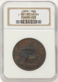 1859 P$20 J-257 BN Patterns NGC MS64