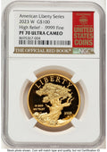 2023-W G$100 American Liberty High Relief Red Book NGC PF70