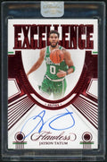 2021 Panini Flawless Excellence Signatures Jayson Tatum Ruby /15