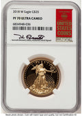 2018-W Proof Gold Eagle 1/2 oz Kenneth Bressett Red Book NGC PF70