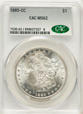 1885-CC Morgan Dollar CACG MS62
