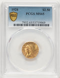 1928 $2.50 Indian Quarter Eagle PCGS MS65
