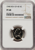 1940 5C Proof Jefferson Nickel NGC PR68