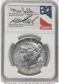 2021 6 Coin Morgan & Peace Dollar Set ER Mike Castle/Miles Standish NGC MS70