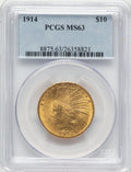 1914 $10 Indian Eagle PCGS MS63