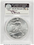 1998 Silver Eagle John PCGS MS70 Mercanti