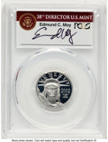 2002-W Proof Platinum Eagle 1/4 oz PCGS PR70 Ed Moy