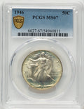1946 50C Walking Liberty Half Dollar PCGS MS67