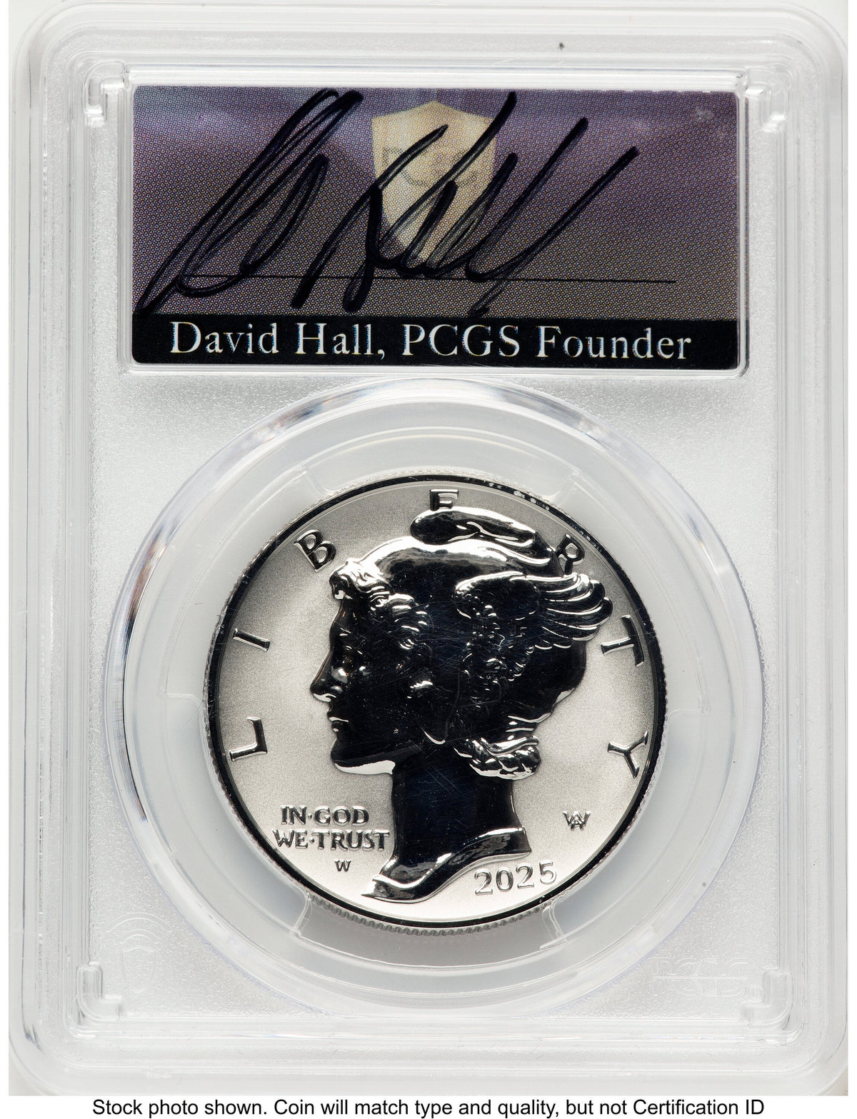 2025-W Palladium Eagle 1 oz REV FDI David Hall PCGS PR70