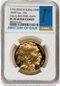 2026-W Proof Gold Buffalo 1 oz FDI 1ST NGC PF70