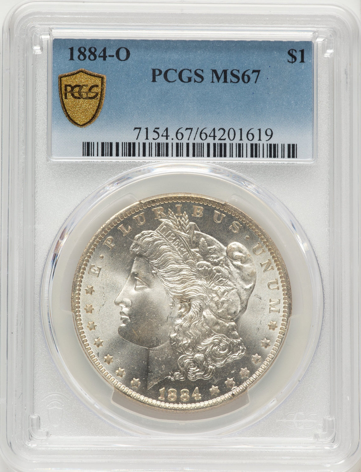 1884-O Morgan Dollar PCGS MS67