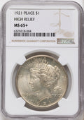 1921 Peace Peace Dollar NGC MS65+