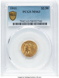 1911 $2.50 Indian Quarter Eagle PCGS MS63