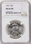 1963 50C FL Franklin Half Dollar NGC MS66